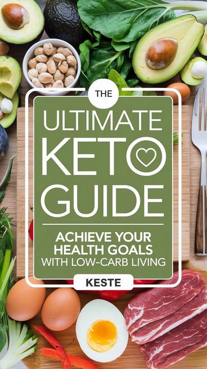 Produktbild: The Ultimate Keto Guide: Achieve Your Health Goals with Low-Carb Living
