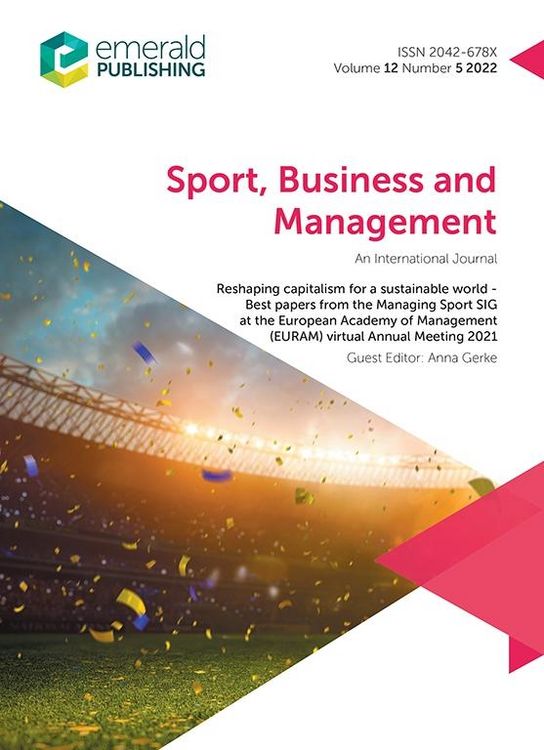 Produktbild: Reshaping capitalism for a sustainable world - Best papers from the Managing Sport SIG at the European Academy of Management (EURAM) virtual Annual Me