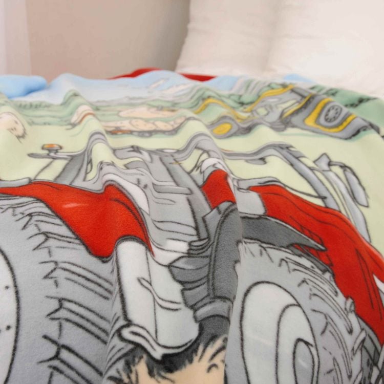 Produktbild: Young Collection 7551201035 - Traktor Fleecedecke, 130x160 cm, 100% Polyester
