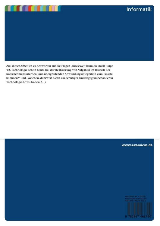 Produktbild: Anwendungsintegration durch Webservices