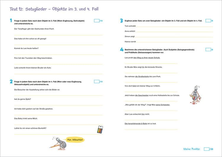 Produktbild: Fit f&uuml;r Deutsch 4. Klasse. Mein Testheft