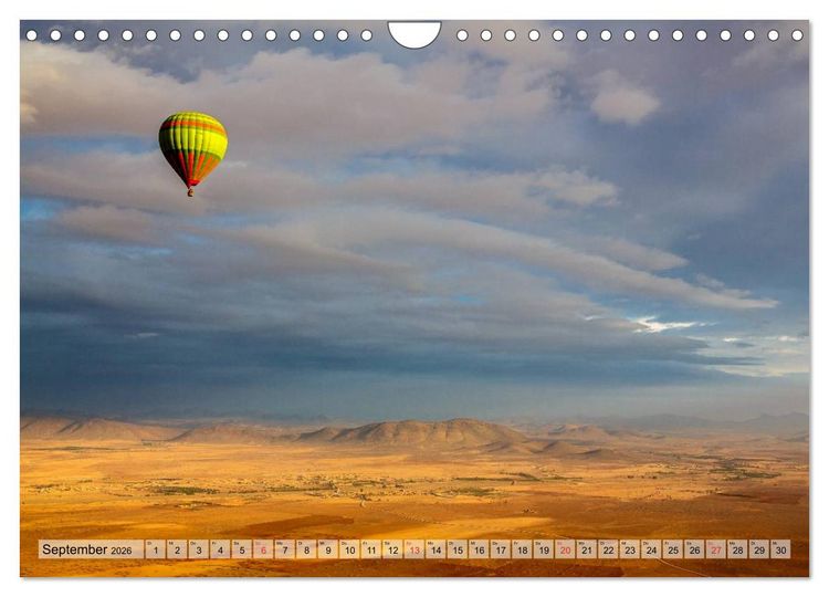 Produktbild: Marokko: Marrakesch, Atlas, Sahara, F&egrave;s (Wandkalender 2026 DIN A4 quer), CALVENDO Monatskalender
