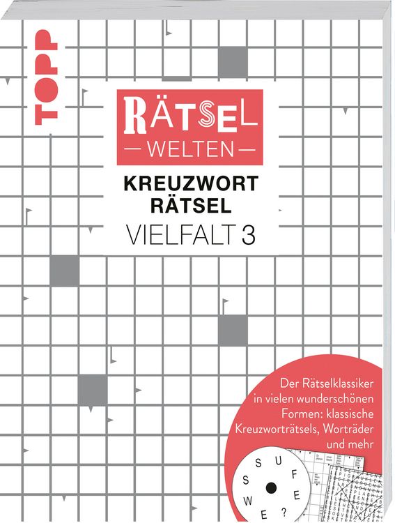 Rtselwelten  Kreuzwortrtsel Vielfalt 3 | Der Rtselklassiker in vielen  wunderschnen Formen: klassische Kreuzwortrtsel, Wortrder und mehr"  online kaufen