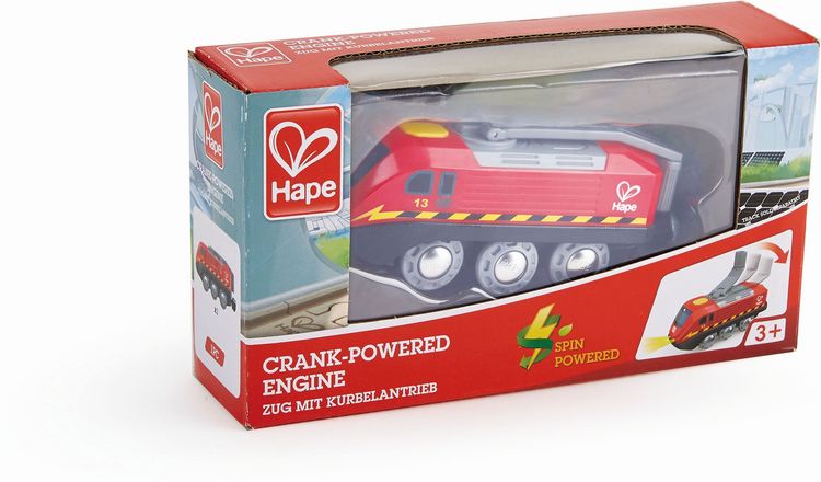 Produktbild: Hape E3761 - Zug mit Kurbelantrieb, Lok, Eisenbahn, Eisenbahnwelt