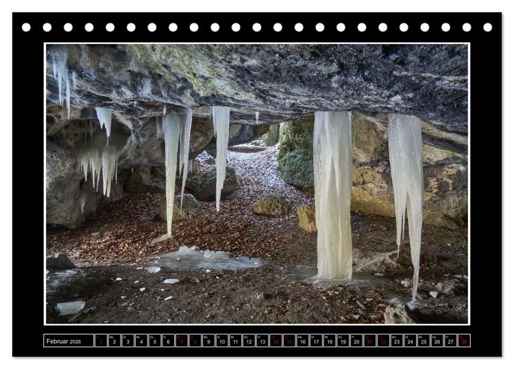 Produktbild: Wunderwelt Fr&auml;nkische Schweiz (Tischkalender 2026 DIN A5 quer), CALVENDO Monatskalender