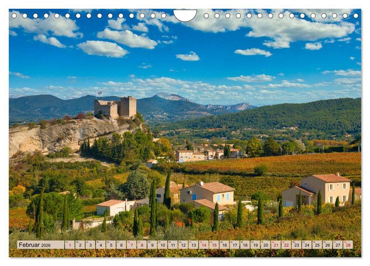 Produktbild: Magisches Land des Ventoux (Wandkalender 2026 DIN A4 quer), CALVENDO Monatskalender