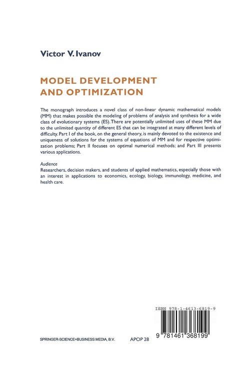 Produktbild: Model Development and Optimization