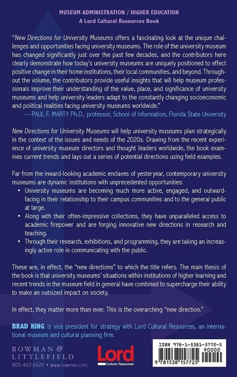 Produktbild: New Directions for University Museums