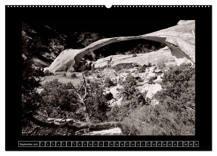 Produktbild: USA - 4000 Meilen S&uuml;dwest Hommage an die gro&szlig;en SW-Fotografen Amerikas (Wandkalender 2026 DIN A2 quer), CALVENDO Monatskalender
