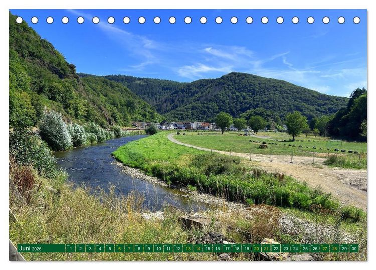 Produktbild: Erlebe mit mir die Wanderregionen im Ahrtal - Altenahr (Tischkalender 2026 DIN A5 quer), CALVENDO Monatskalender