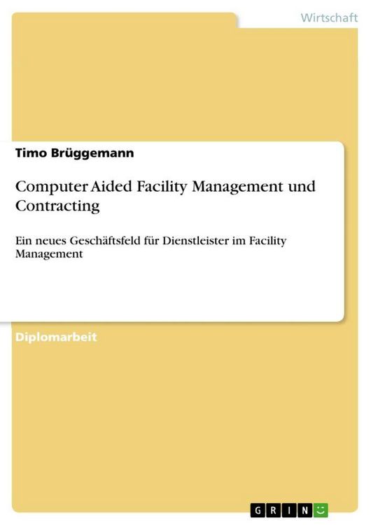 Produktbild: Computer Aided Facility Management und Contracting