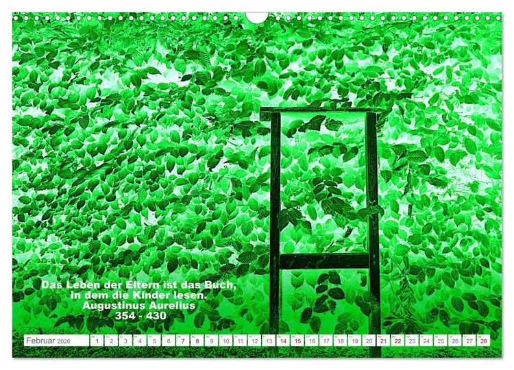 Produktbild: Leben! - Nachdenk-Kalender (Wandkalender 2026 DIN A3 quer), CALVENDO Monatskalender