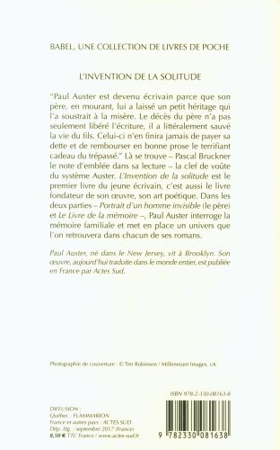 Produktbild: L'invention de la solitude