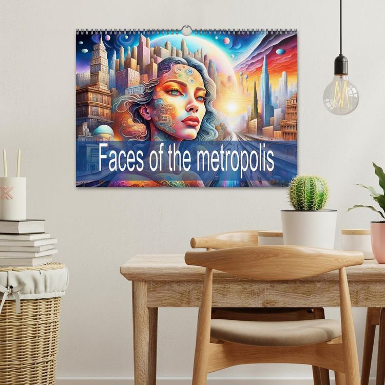 Produktbild: Faces of the metropolis (Wall Calendar 2026 DIN A3 landscape), CALVENDO 12 Month Wall Calendar