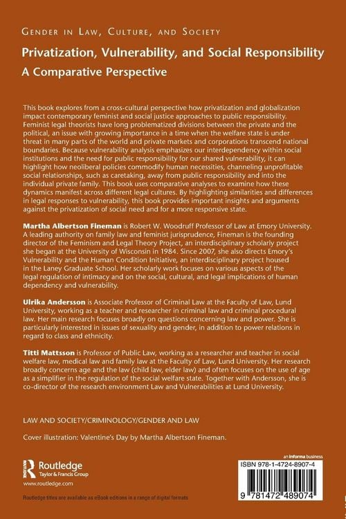 Produktbild: Privatization, Vulnerability, and Social Responsibility