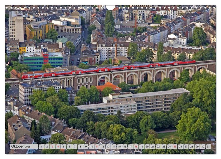 Produktbild: Aachen aus der Luft - Eine Fahrt mit dem Hei&szlig;luftballon (Wandkalender 2026 DIN A3 quer), CALVENDO Monatskalender