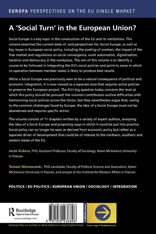 Produktbild: A `Social Turn' in the European Union?