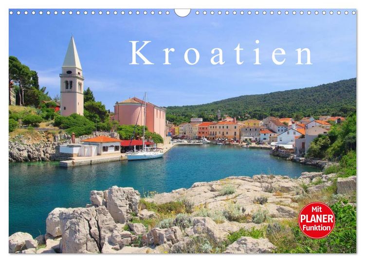 Produktbild: Kroatien (Wandkalender 2026 DIN A3 quer), CALVENDO Monatskalender