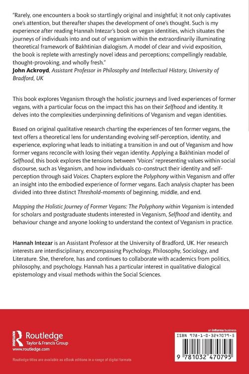 Produktbild: Mapping the Holistic Journey of Former Vegans