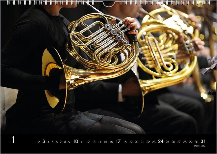 Produktbild: Der Kalender f&uuml;r Klassik-Musik-Freunde, ein Musik-Kalender, 2027, DIN A4