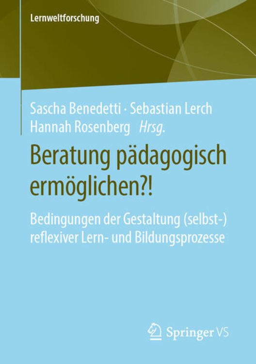 Produktbild: Beratung p&auml;dagogisch erm&ouml;glichen?!