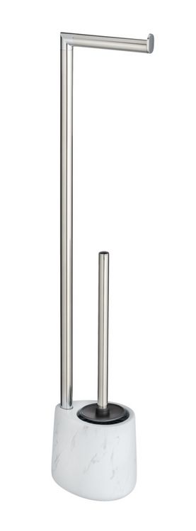 Produktbild: Stand WC-Garnitur Mod. Adrada Keramik, in moderner Marmor-Optik