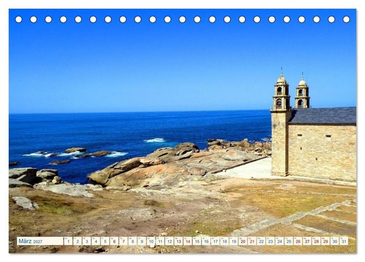 Produktbild: Im wilden Norden Spaniens, Asturien, Galicien, Picos de Europaa (Tischkalender 2027 DIN A5 quer), CALVENDO Monatskalender