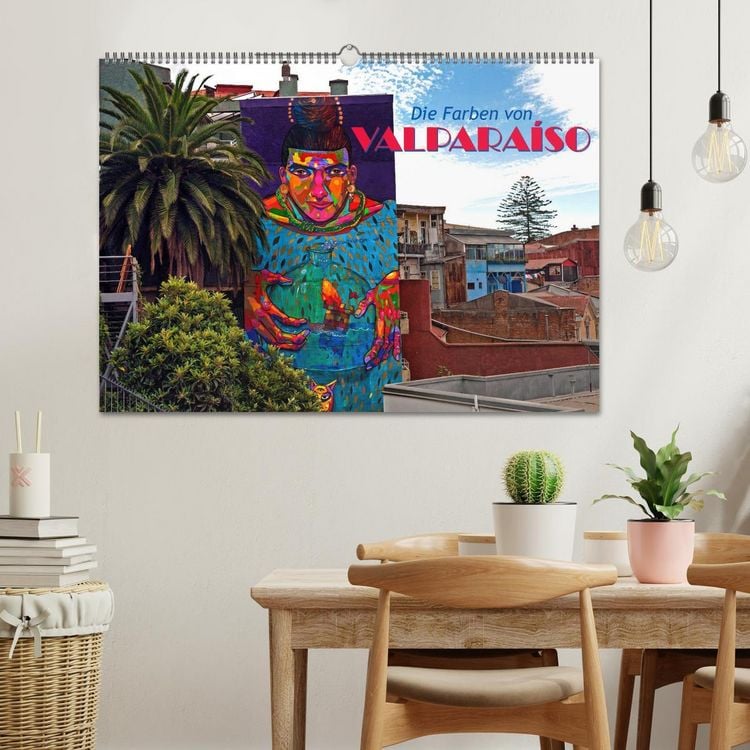 Produktbild: Die Farben von Valpara&iacute;so (Wandkalender 2026 DIN A2 quer), CALVENDO Monatskalender