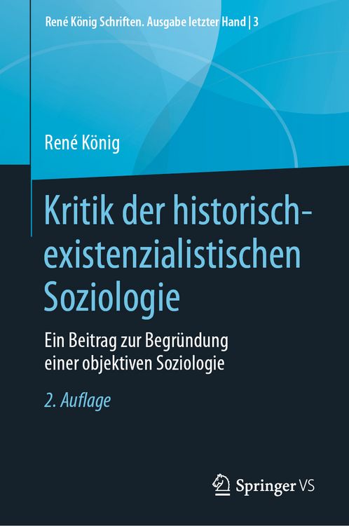 Produktbild: Kritik der historisch-existenzialistischen Soziologie