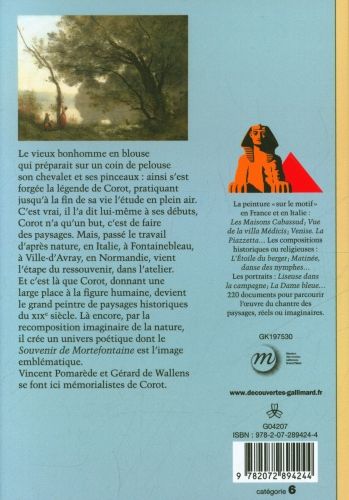 Produktbild: Corot : la m&eacute;moire du paysage
