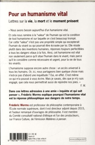 Produktbild: Pour un humanisme vital