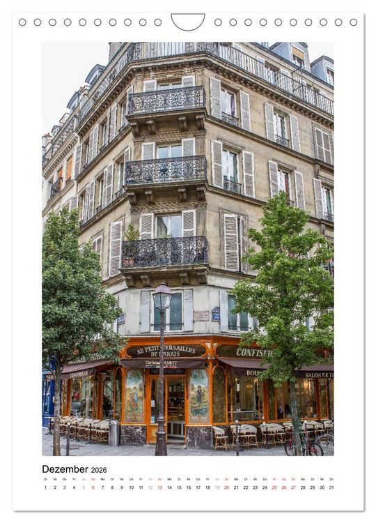 Produktbild: Paris (Wandkalender 2026 DIN A4 hoch), CALVENDO Monatskalender