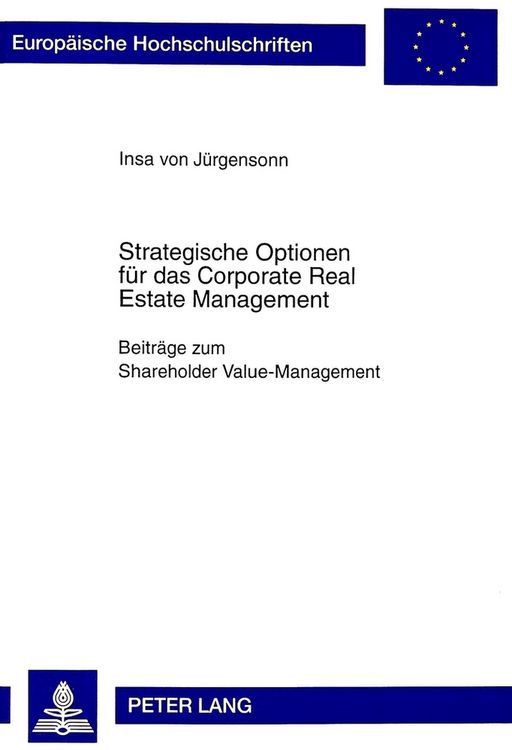Produktbild: Strategische Optionen f&uuml;r das Corporate Real Estate Management