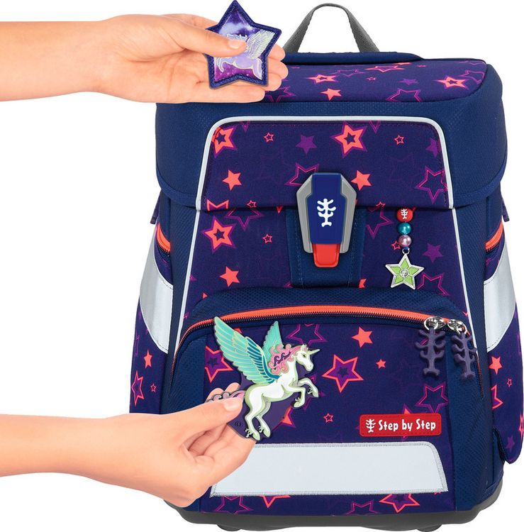 Produktbild: STEP BY STEP&reg; Schulrucksack-Set Space Shine 5teilig Special Edition, Pegasus Night Nuala