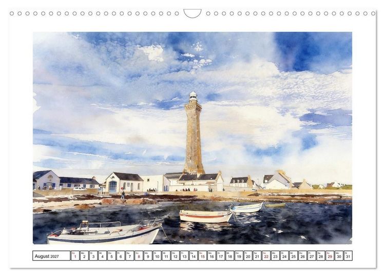 Produktbild: Highlights der Bretagne (Wandkalender 2027 DIN A3 quer), CALVENDO Monatskalender