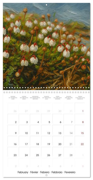 Produktbild: Eurasia Flowers (Wall Calendar 2026 12 &times; 12 Inch) CALVENDO 12 Month Wall Calendar