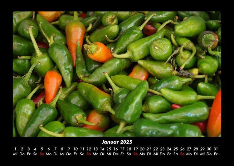 Produktbild: Gem&uuml;sekalender 2025 Fotokalender DIN A3