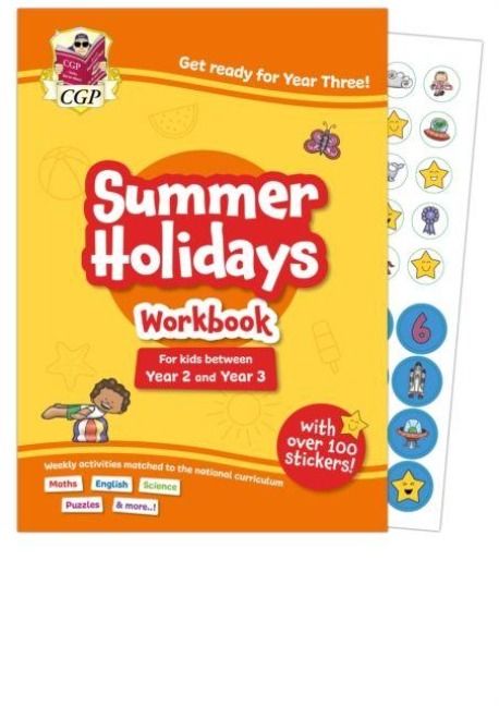 Produktbild: CGP Summer Holidays Activity Workbook - for kids between Year 2 and Year 3 (ages 6-7)
