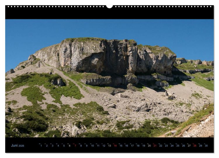 Produktbild: Region Oberstdorf - Kleinwalsertal und Nebelhorn (Wandkalender 2026 DIN A2 quer), CALVENDO Monatskalender