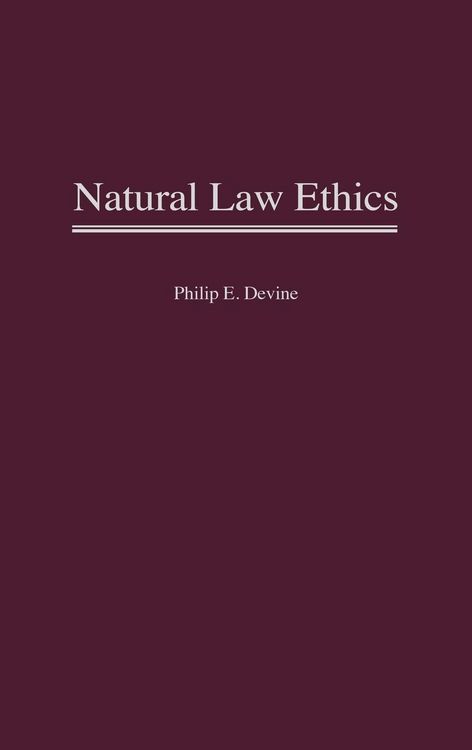 Produktbild: Natural Law Ethics