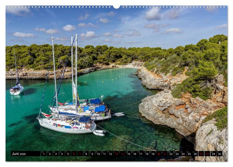Produktbild: Mallorca - Ahoi (hochwertiger Premium Wandkalender 2026 DIN A2 quer), Kunstdruck in Hochglanz