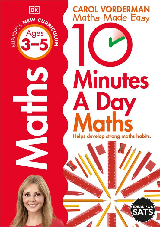 Produktbild: 10 Minutes A Day Maths, Ages 3-5 (Preschool)