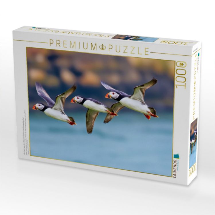 Produktbild: CALVENDO Puzzle Ein Motiv aus dem Kalender Tieftaucher Papageitaucher | 1000 Teile Lege-Gr&ouml;&szlig;e 64x48cm Foto-Puzzle f&uuml;r gl&uuml;ckliche Stunden