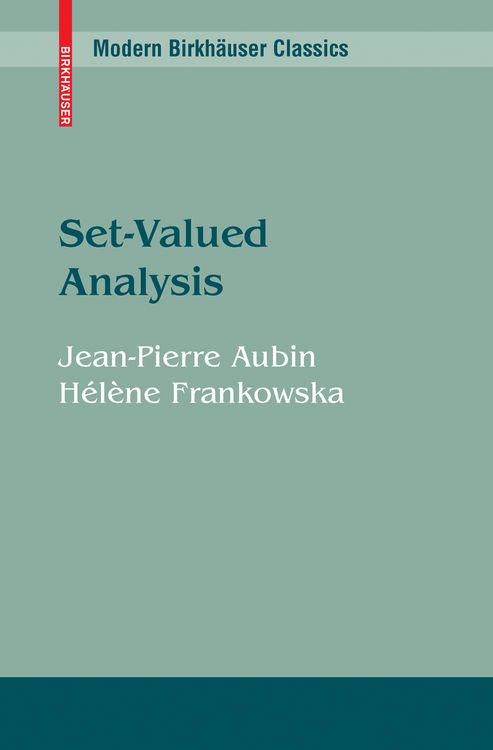 Produktbild: Set-Valued Analysis