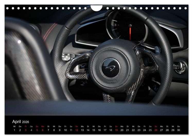 Produktbild: McLaren MP4-12C Spider (Wandkalender 2026 DIN A4 quer), CALVENDO Monatskalender