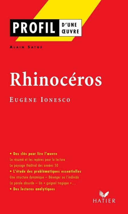 Produktbild: Profil - Ionesco (Eug&egrave;ne) : Rhinoc&eacute;ros