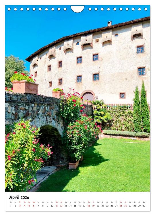 Produktbild: S&uuml;dtirol zum Kennenlernen im Sommer (Wandkalender 2026 DIN A4 hoch), CALVENDO Monatskalender