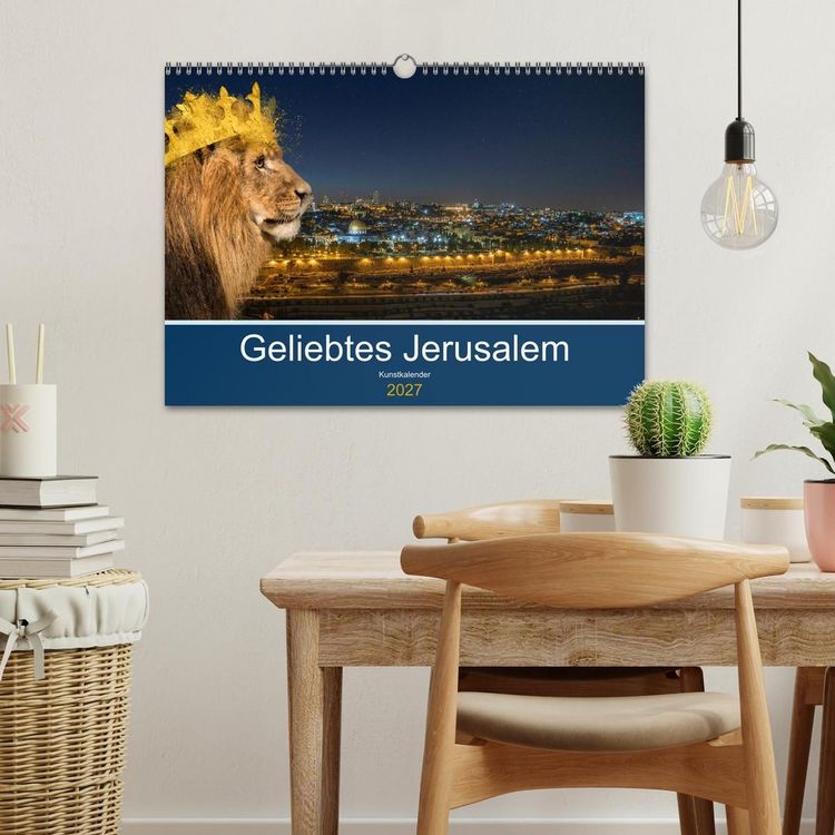 Produktbild: Geliebtes Jerusalem (Wandkalender 2027 DIN A3 quer), CALVENDO Monatskalender