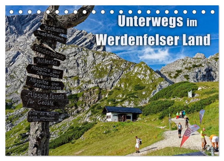 Produktbild: Unterwegs im Werdenfelser Land (Tischkalender 2026 DIN A5 quer), CALVENDO Monatskalender