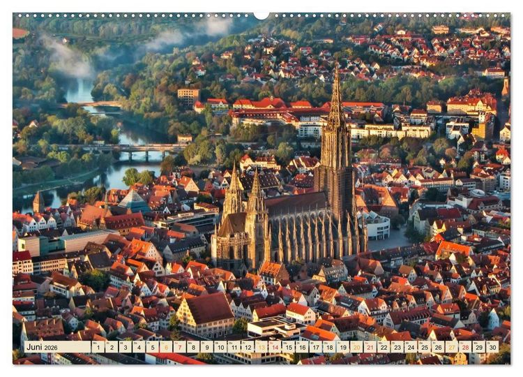 Produktbild: B&uuml;hne frei f&uuml;r Ulm an der Donau (hochwertiger Premium Wandkalender 2026 DIN A2 quer), Kunstdruck in Hochglanz
